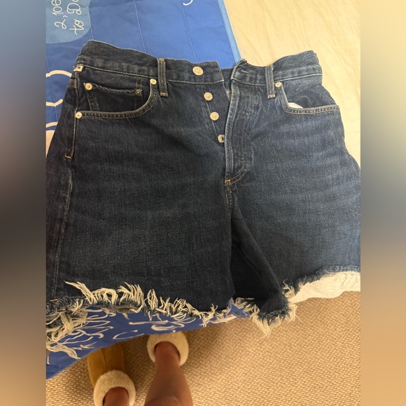 CITIZENS OF HUMANITY Marlow Easy Premium Vintage High-Rise Denim Shorts Size 27 - Picture 1 of 3